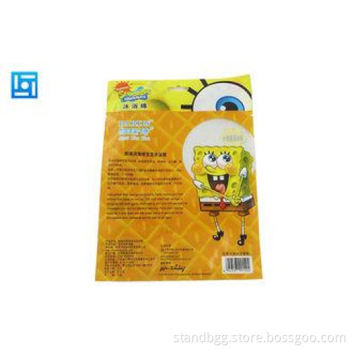 Waterproof Printed Plastic Doypack Bags Recyclable Spongebo